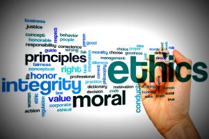Website Ethics blue